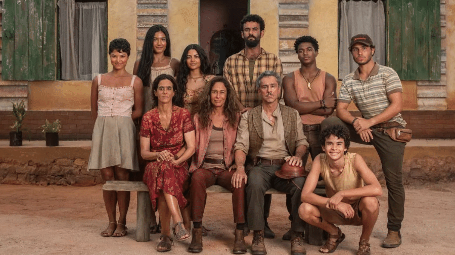 O elenco da nova novela da Globo, 'No Rancho Fundo'