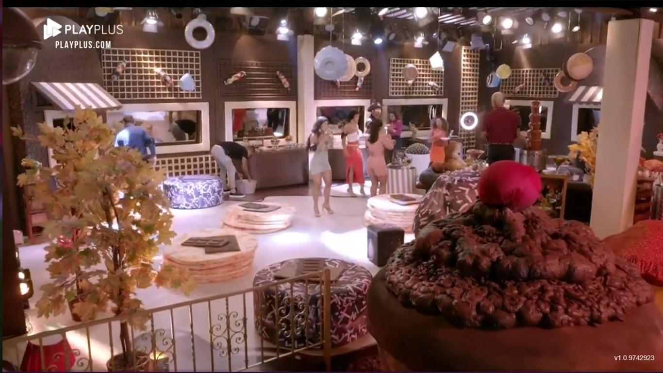 A Fazenda 2021: Decoração da 'Festa Chocolate' - Reprodução/Playplus