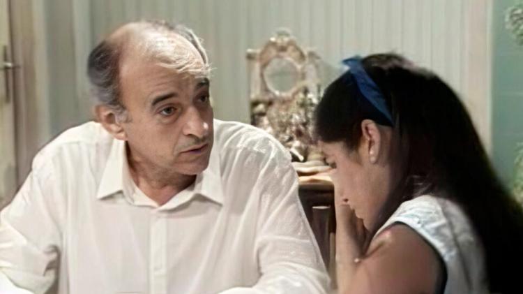 Sebastião Vasconcelos e Gloria Pires em 'Vale Tudo' (1988)
