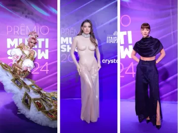 Famosas apostam em looks ousados e criativos para o Prêmio Multishow 2024