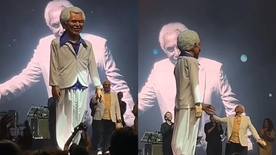 Paulinho da Viola ganha boneco gigante em sua homenagem Paulinho da Viola ganha boneco gigante em sua homenagem
