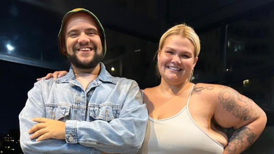 Gominho e Thais Carla se encontraram na academia Gominho e Thais Carla se encontraram na academia