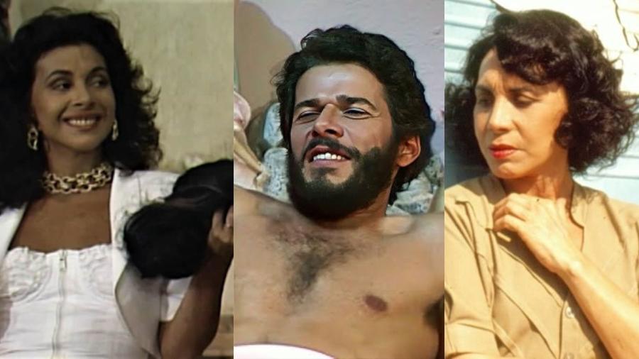 Betty Faria, José Mayer e Arlete Sales em 'Tieta' Betty Faria, José Mayer e Arlete Sales em 'Tieta'