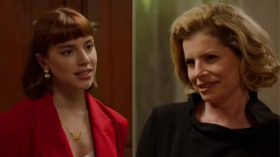 Solange (Alice Wegmann) e Odete (Debora Bloch) em "Vale Tudo" - Reprodução/Globo