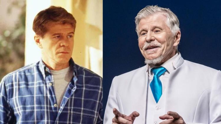 Miguel Falabella em 'A Viagem' e atualmente Miguel Falabella em 'A Viagem' e atualmente