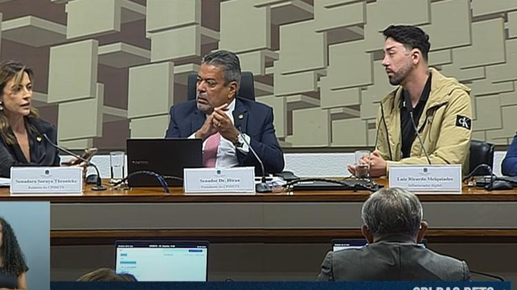 Rico Melquiades citou 'A Fazenda' em CPI das Bets Rico Melquiades citou 'A Fazenda' em CPI das Bets