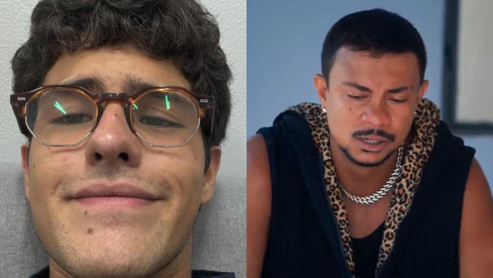 Raul (Paulo Mendes) e Bagdá (Xamã) em 'Três Graças' - undefined