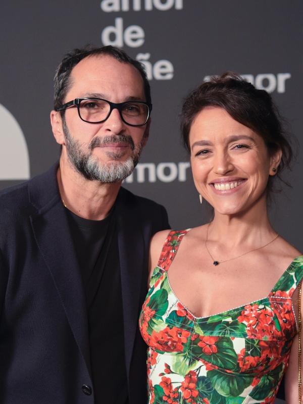 José Luiz Villamarim e Manuela Dias, autora de "Amor de Mãe"