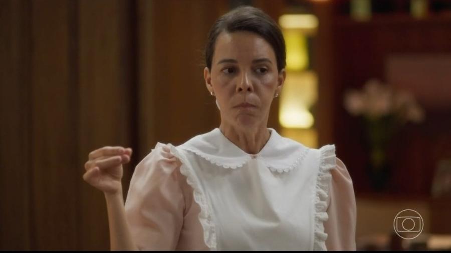 Jacira (Flávia Reis) em "Garota do Momento" - Reprodução/Globo