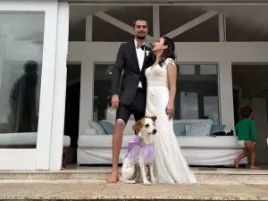 Tatá Werneck faz 'casamento de mentirinha' com Rafa Vitti usando IA