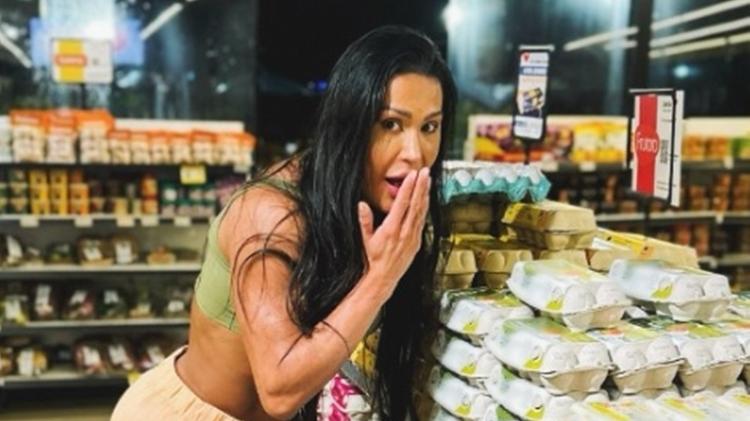 BBB 25: Gracyanne comenta alta do preço dos ovos BBB 25: Gracyanne comenta alta do preço dos ovos