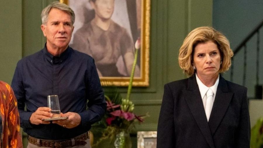 Eugênio (Luís Salém) e Odete (Debora Bloch) em 'Vale Tudo'