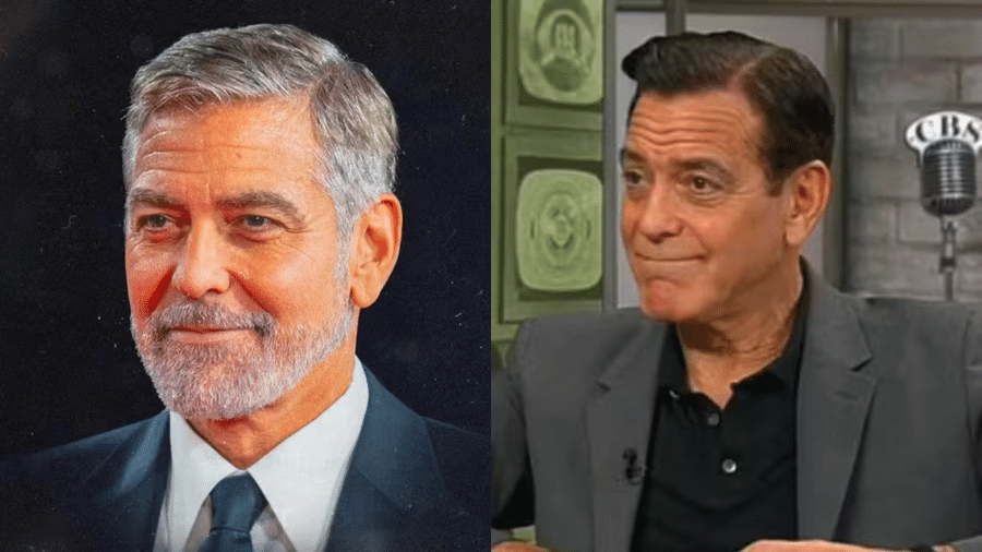 George Clooney em novo visual George Clooney em novo visual