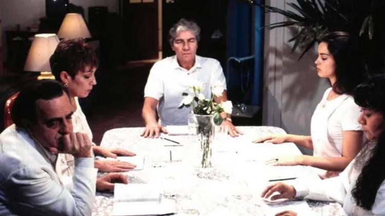 Ary Fontoura, Tânia Scher, Cláudio Cavalcanti e Suzy Rego em 'A Viagem', 1994 Ary Fontoura, Tânia Scher, Cláudio Cavalcanti e Suzy Rego em 'A Viagem', 1994