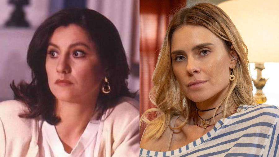 Cássia Kis e Carolina Dieckmann como Leila em 'Vale Tudo' Cássia Kis e Carolina Dieckmann como Leila em 'Vale Tudo'