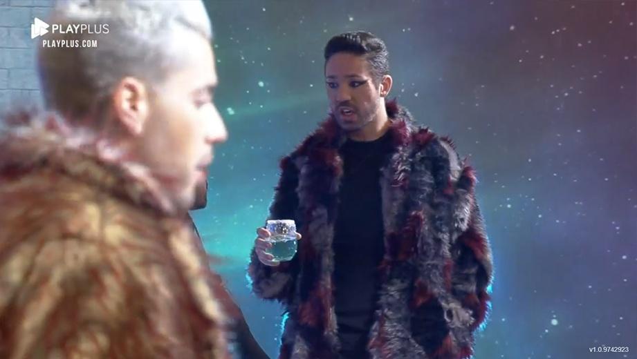 A Fazenda 2021: Rico, o fazendeiro da semana, na 'Festa Polar' - Reprodução/Playplus