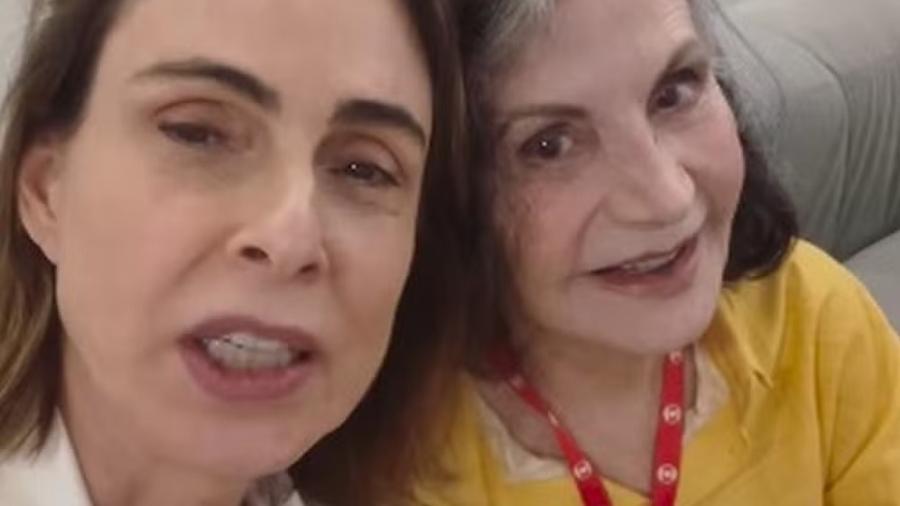 Silvia Pfeifer e Rosamaria Murtinho nos bastidores de 'Dona de Mim' Silvia Pfeifer e Rosamaria Murtinho nos bastidores de 'Dona de Mim'