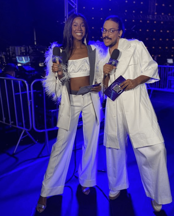 Camilla de Lucas no "Prêmio Multishow" - Divulgação/ Multishow