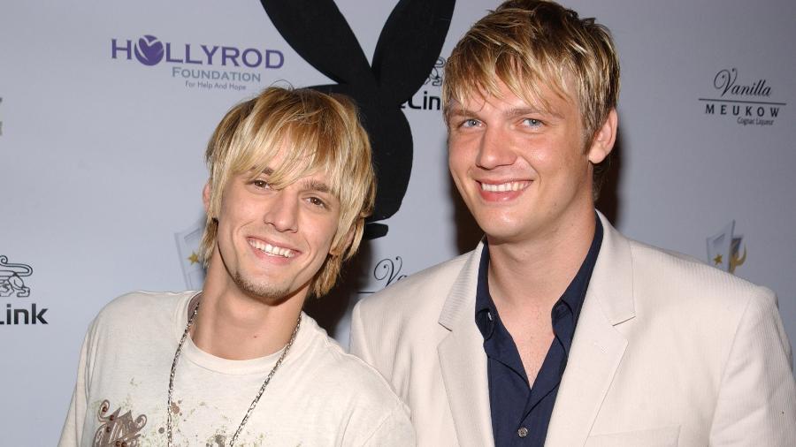 Aaron Carter e Nick  - Getty Images