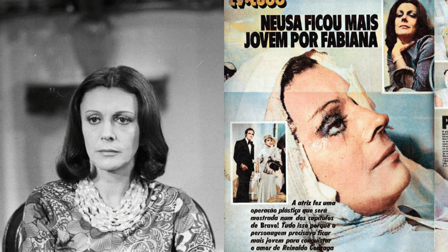 Neuza Amaral fez cirurgia plástica para a novela 'Bravo' Neuza Amaral fez cirurgia plástica para a novela 'Bravo'