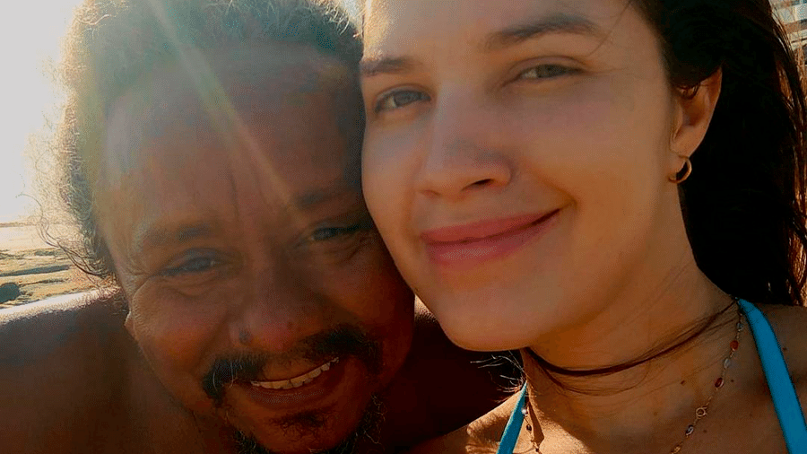 Chico César e a nova namorada Larissa curtiram o Maranhão