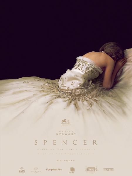 Pôster do filme "Spencer", em que Kristen Stewart interpreta a Princesa Diana - Divulgação