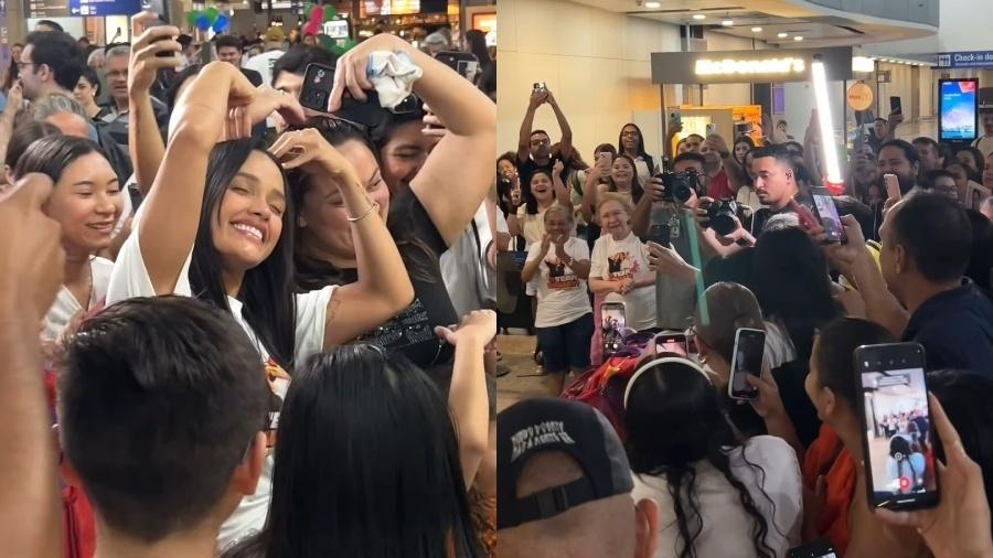 BBB 25: Eva retorna para Fortaleza e é recebida no aeroporto por uma multidão de fãs BBB 25: Eva retorna para Fortaleza e é recebida no aeroporto por uma multidão de fãs