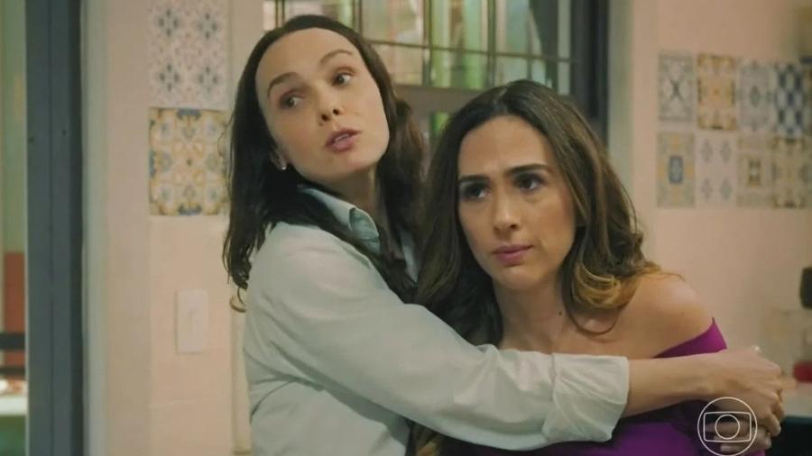 Lucinda (Débora Falabella) e Anely (Tata Werneck) em 'Terra e Paixão'