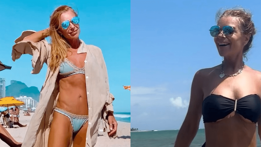 Desirée Soares com biquínis diferentes - Reprodução/Instagram