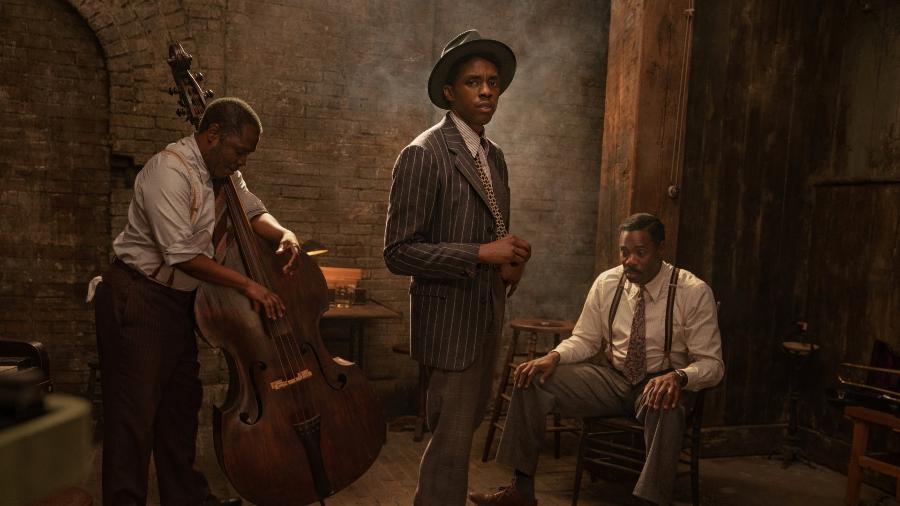  Chadwick Boseman em "A Voz Suprema do Blues": indicação póstuma a melhor ator no Oscar 2021 - David Lee/Netflix