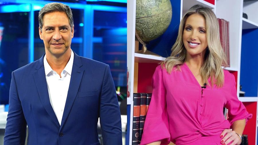 Luís Ernesto Lacombe e Erica Reis assumem o "RedeTV! News" - Divulgação/RedeTV!