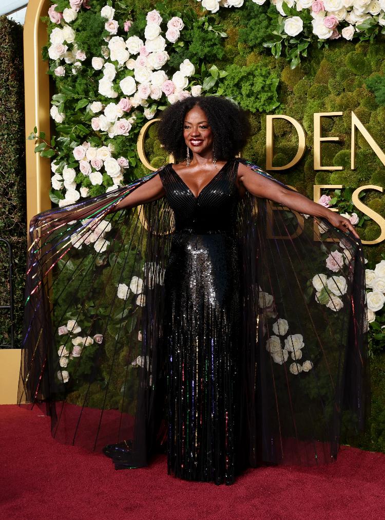 Viola Davis no Globo de Ouro 2025