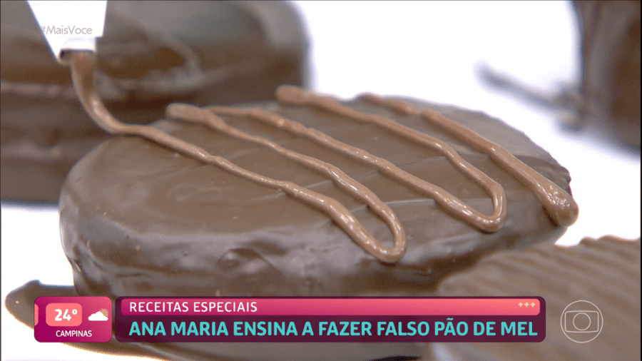 Receita de bolo de chocolate confeitado • Ana Maria Braga