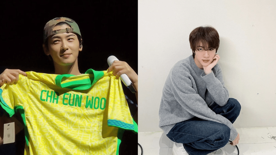 Eunwoo no Brasil e o retorno do Jin em menos de uma semana Eunwoo no Brasil e o retorno do Jin em menos de uma semana