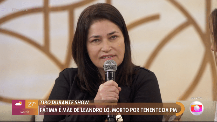 Fátima Lo, mãe de Leandro Lo, corrigiu o ator João Vicente - Reprodução/TV Globo