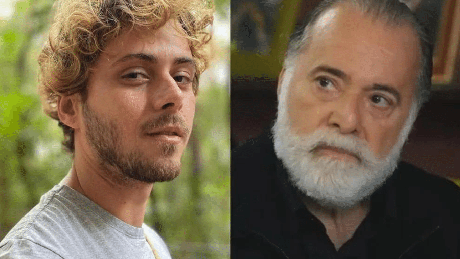 Ubaldo (Caio Macedo) e Antônio (Tony Ramos) em 'Terra e Paixão'