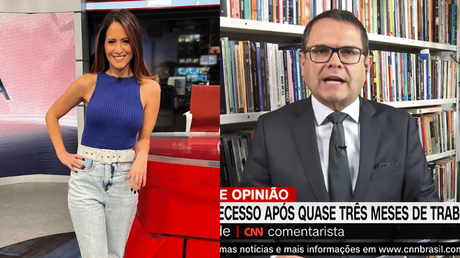 Marcela Rahal e Sidney Rezende foram demitidos da CNN Brasil - Reprodução/Instagram