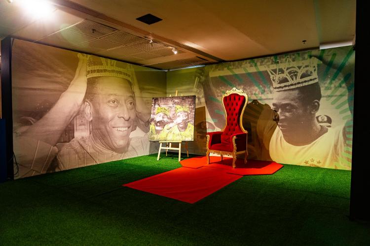 Exposição imersiva "Uma Homenagem ao Rei Pelé" Exposição imersiva "Uma Homenagem ao Rei Pelé"