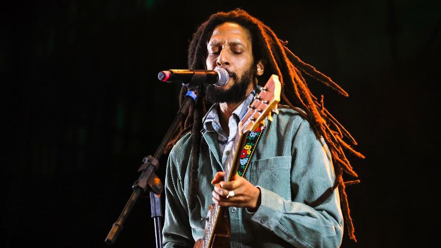 Show do jamaicano Julian Marley no palco Anhangabaú, na Virada Cultural 2024