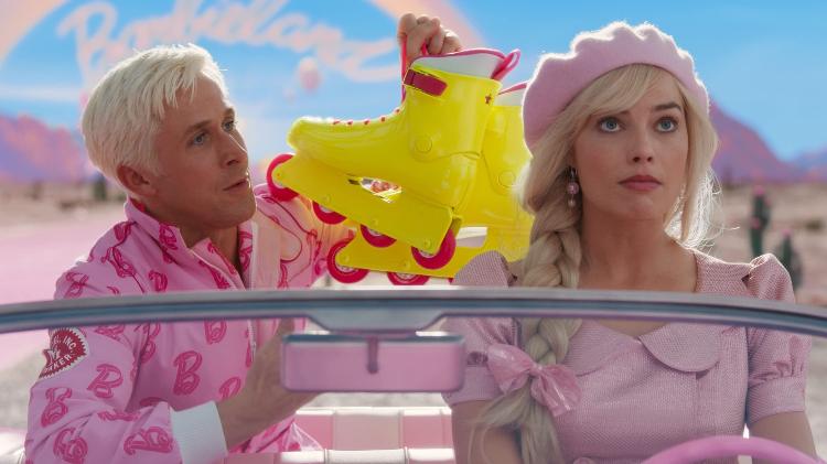 Ken (Ryan Gosling) tenta a todo custo ter a atenção de Barbie e ser mais que um coadjuvante - Divulgação - Divulgação