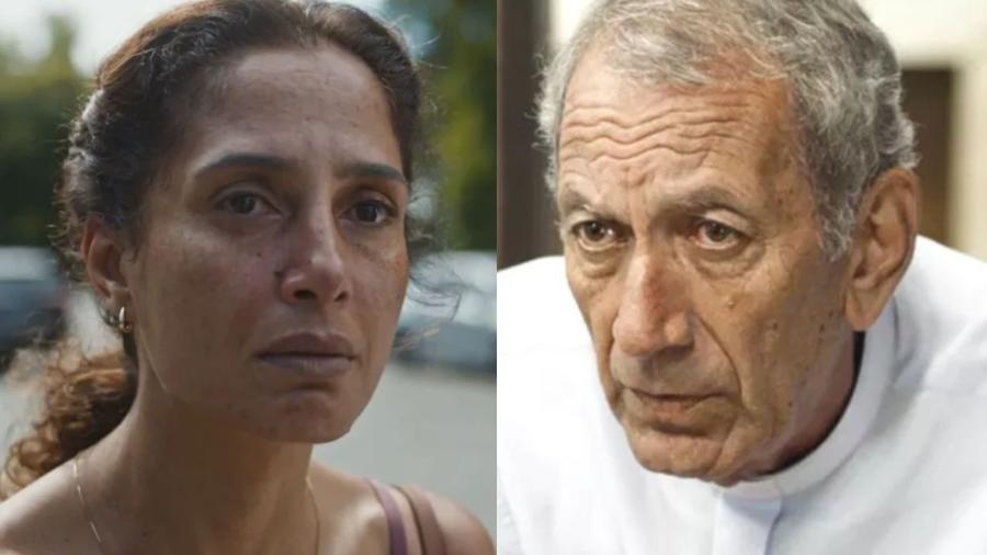 Ellen (Camila Pitanga) e Padre Paulo (Guti Fraga) em Dona de Mim