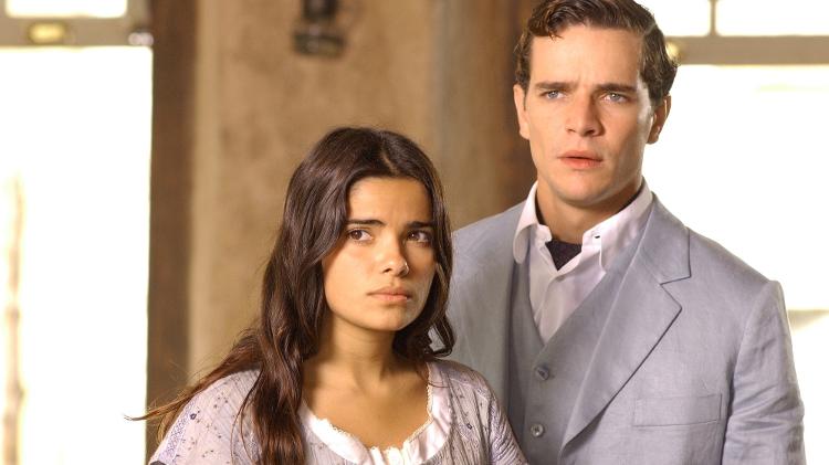 Zuca (Vanessa Giácomo) e Luís Jerônimo (Daniel de Oliveira) em 'Cabocla'