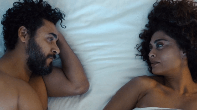 Dante (Rui Ricardo Diaz) e Liana (Juliana Paes) em 'Pedaço de Mim'