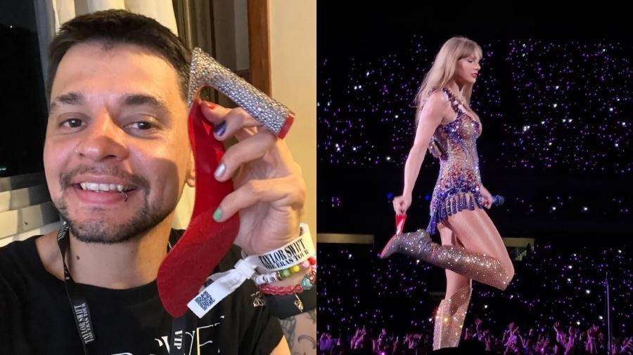 Brasileiro teve vida transformada após pegar salto quebrado de Taylor Swift na The Eras Tour