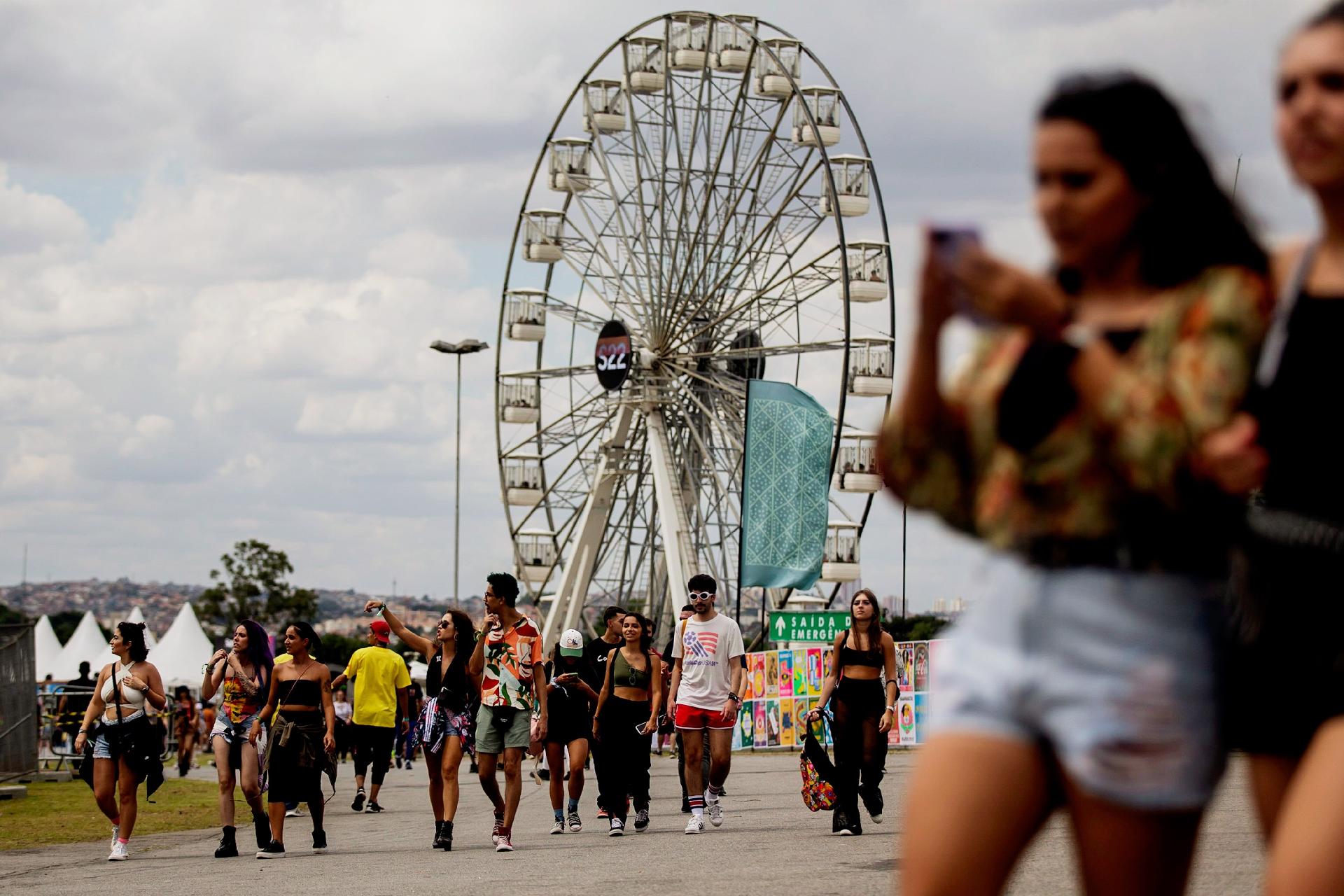 Mais de 250 mil pessoas são esperadas nos três dias do festival - Rubens Cavallari/Folhapress