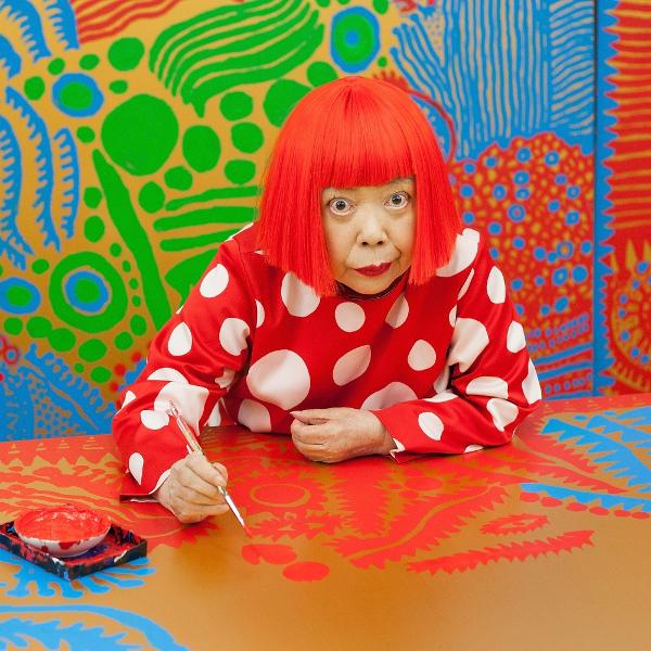 A artista plástica Yayoi Kusama