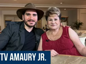 TV Amaury Jr. - Lilia Klabin recebe Gabriel Sater