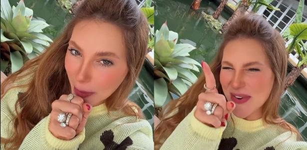 Virginia posa com moletom de ex e declara: 'Lugar de solteiro é na rua'