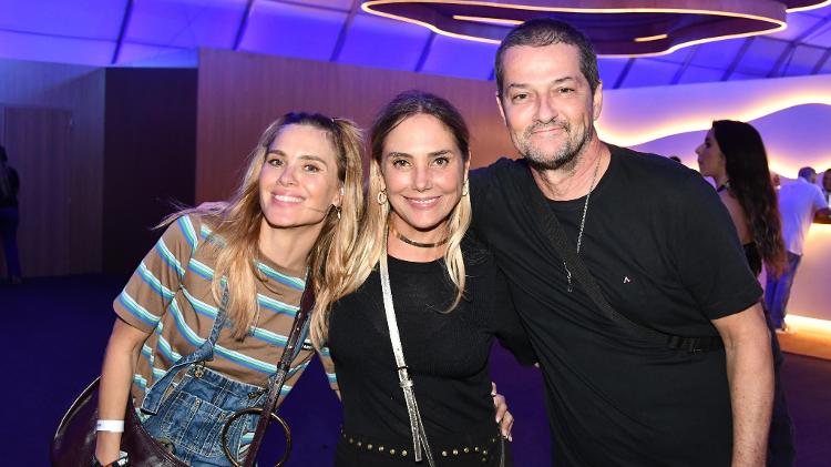 Carolina Dieckmann, Heloisa Perissé e Marcelo Serrado no Rock in Rio 2024