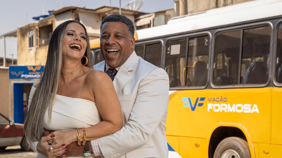 Rosana (Viviane Araujo) e Edson (Ailton Graça) em 'Volta por Cima'